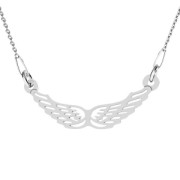 Entrepieza 2 anillas alas 25.5x9.5 mm de Plata 925 dorado rosa x1