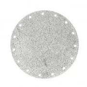 Entrepieza redonda de metal diamantado para Miyuki Delica 35 mm rodiado x1