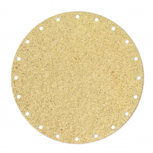 Entrepieza redonda de metal diamantado para Miyuki Delica 45 mm dorado x1