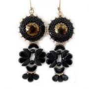 Cuentas de vidrio Amos® por Puca® 5x8 mm Crystal x10g