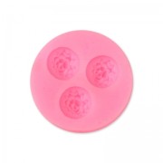 Molde de silicona para arcilla polimérica y arcilla de metal - Flores