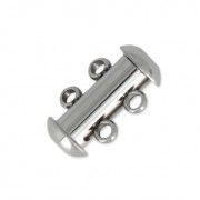 Cierre 2 filas corredizo 15 mm de Acero inox x1|raw }}