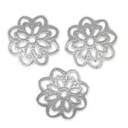 Casquillas filigranadas 10 mm de Acero Inox x20