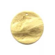 Cequí ajado 25 mm Dorado con oro fino x1