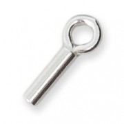 Terminales - De Fabricación Europea para cordón 1 mm Plata 925 x4