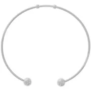 Pulsera de cuentas de 61 mm - acero inoxidable 304 x1