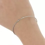 Pulsera de cuentas de 61 mm - acero inoxidable 304 x1