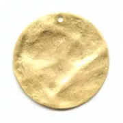 Cequí ajado 40 mm Dorado con oro fino x1