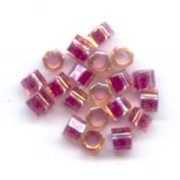 Miyuki Delica 11/0 Hex Cut DBC0088 - Berry Lined Dark Topaz AB|raw }}