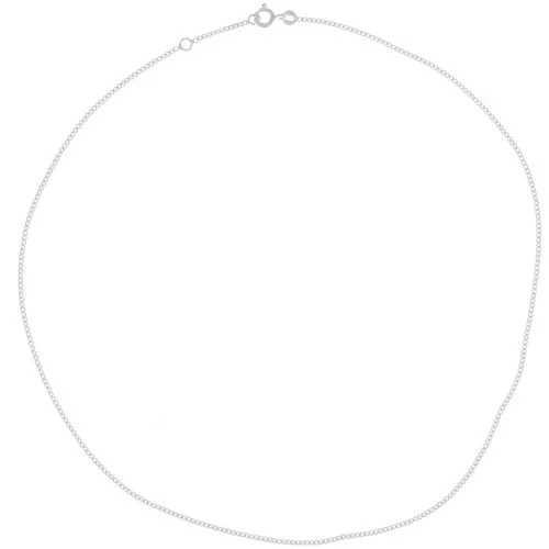 Gargantilla cadena eslabones esclava - De Fabricación Europea - 1.6 mm de Plata 925 x45 cm