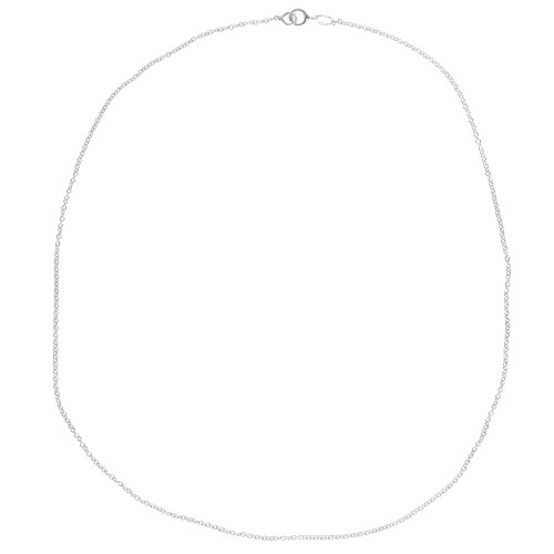 Cadena forçat redonda 1,4 mm - Plata 925 x42 cm