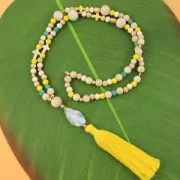 Borla pompón grande 90 mm para decoración o joyas Rosa/Plateado