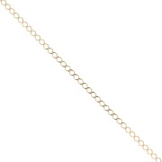 Cadena eslabón rombo 2.3 mm Chapado Oro 3 micras x50 cm|raw }}