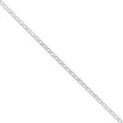 Cadena malla doble rombo 2.2 mm de Plata 925 x50 cm