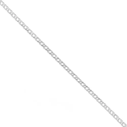 Cadena malla doble rombo 2.2 mm de Plata 925 x50 cm