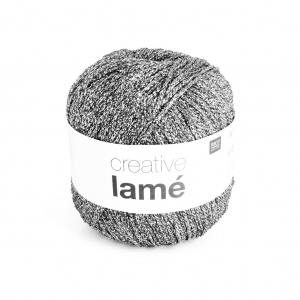 Lana Creativa Lamé - Rico Design - Plateado x25g