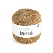 Lana Creativa Lam� - Rico Design - Dorado x25g