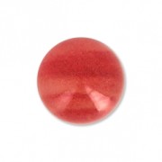 Cabujón de resina imitación piedra 7,3 mm Cornalina x1