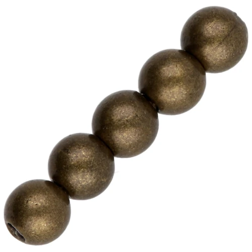 Cuentas redondas de 2,5 mm para bisutería - Bronce x100
