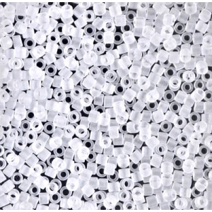 Miyuki Delica 10/0 DBM0741 - Crystal Mat x8g