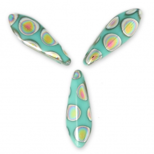 Dagas 5x16 mm Green Turquesa Peacock x50