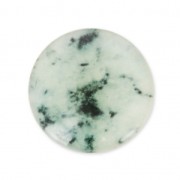 Cabuchón de resina de imitación Gemma Piedra 25 mm Black Rutile x1|raw }}