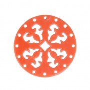 Entrepieza redonda multifilas de plexiglás 27 mm Coral x1|raw }}