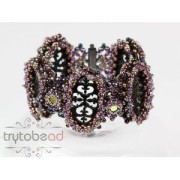 Entrepieza redonda multifilas de plexiglás 27 mm Coral x1