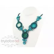 Entrepieza redonda multifilas de plexiglás 27 mm Coral x1