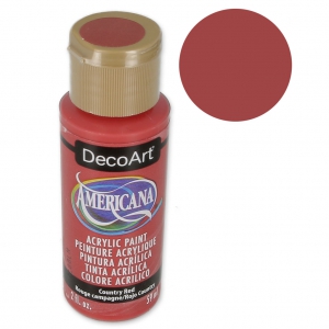 Pintura acrílica alta calidad - DecoArt Americana  - Country Red x59 ml