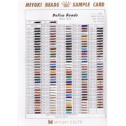 Carta de colores Miyuki Delica 8/0 (DBL) - Tarjeta de muestras (n.º 892)