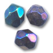 Facetadas 3 mm Jet Blue Iris x50|raw }}