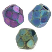 Facetadas 3 mm Jet Green Iris x50|raw }}