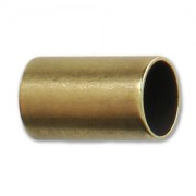 Cuenta tubo gran agujero 10x6 mm para cordón 5 mm bronce x1|raw }}