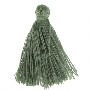 Pompón imitación algodón 27-30 mm Kaki