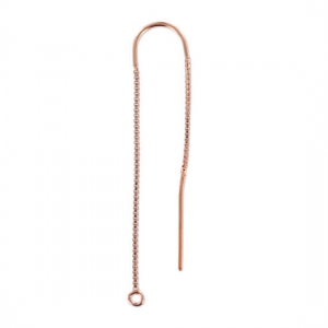 Pendientes 48+40mm de Rosa Gold filled x2