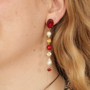 Pendientes para cabuchones PureCrystal 4120 14x10 mm dorado x2