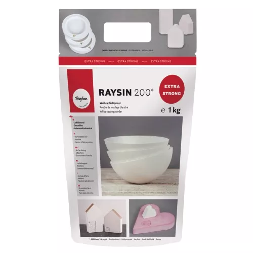 Raysin 200 - Polvo de cerámico blanco para moldeado x1kg