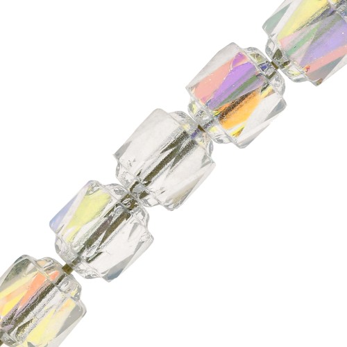 Facetadas Antiguas 6 mm Crystal AB x20