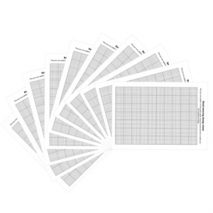 Parrillas para tejido de cuentas con telar formato A4 x10