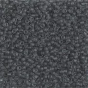 Rocalla Miyuki 15/0 152F - Transparent Gray Mat x8g