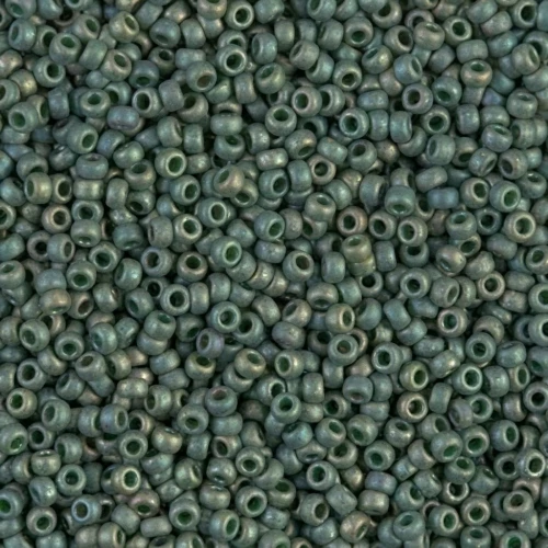 Rocalla Miyuki 11/0 2031 - Mat Met Sage Green Luster x8g