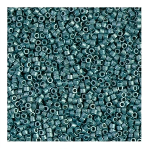 Miyuki Delica Duracoat 11/0 DB1847F - Galvanized Dark Sea Foam Mat x8g