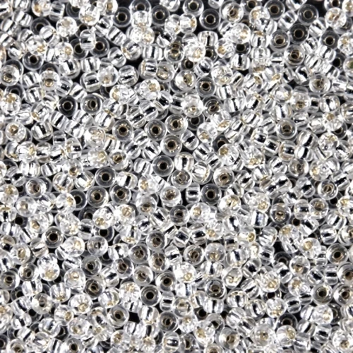 Rocalla Miyuki 11/0 1 - Crystal Silver Lined