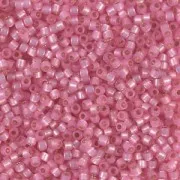 Miyuki Delica 10/0 DBM0625 - Dyed Rosa Siver Lined Alabaster x8g