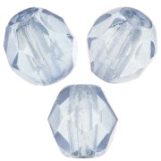 Facetadas 4 mm Crystal Baby Blue Luster x50|raw }}