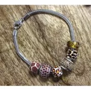 Abalorio charm agujero grande resina epoxi De Plata 925 - Estrella - Turquesa x1