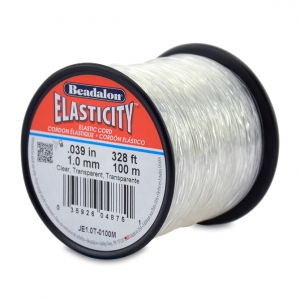 Elasticidad 1 mm - Transparente x100m