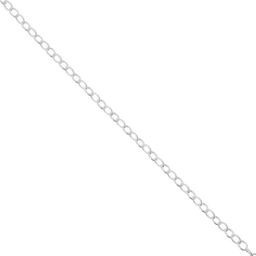 Cadena eslabón Forçat 2.4x3 mm De Plata 925 x 1m