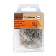 Imperdible de metal extra finas 32x0.60 mm de Acero x300